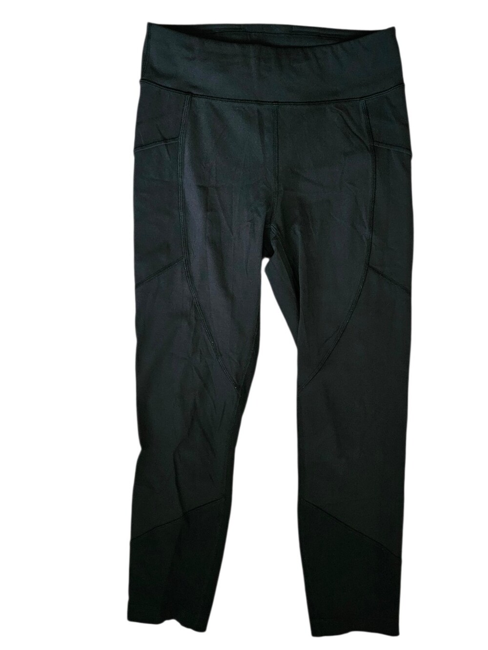 LULULEMON Game Point Crop 23" Leggings Black Full-On Luxtreme W6ANLS | SZ 8